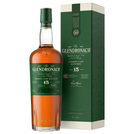The Glendronach Highland Single Malt Sherry Cask 15 year 700mL
