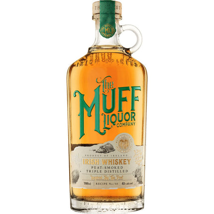 The Muff Liqour Company Irish Whiskey Peat Smoked Triple Distilled 700mL