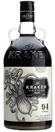 Kraken White Spiced 94 Proof Rum with Tiki Mug - Barbank