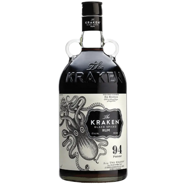 Kraken White Spiced 94 Proof Rum with Tiki Mug - Barbank