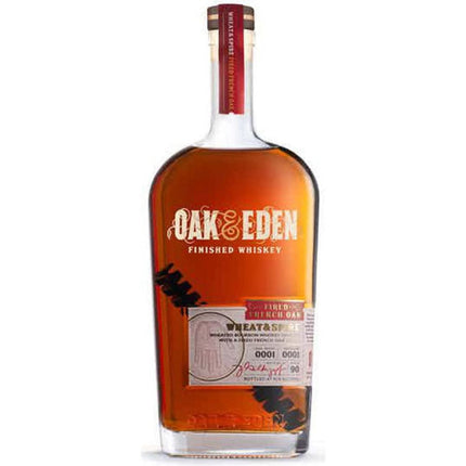 Top Shelf Oak and Eden Wheat and Spire Bourbon Whiskey
