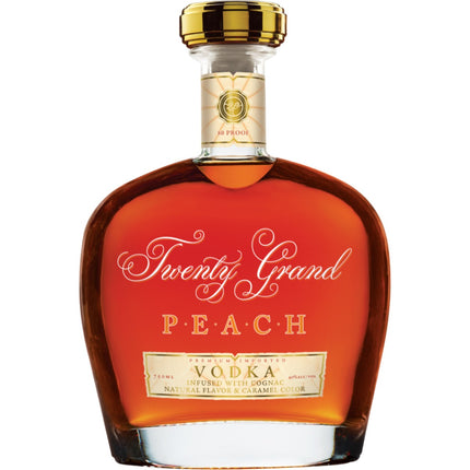Twenty Grand PEACH VODKA Infused with Cognac