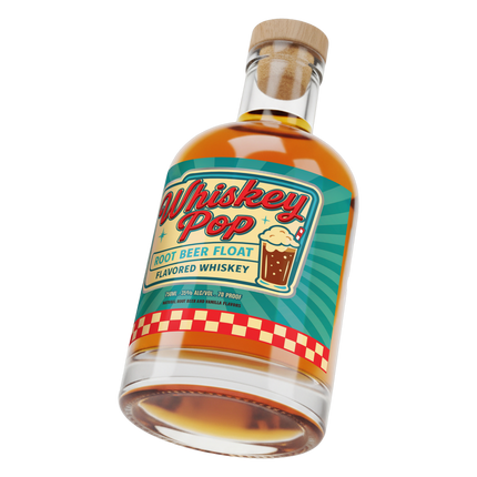 Whiskey Pop Root Beer Float Flavored Whiskey