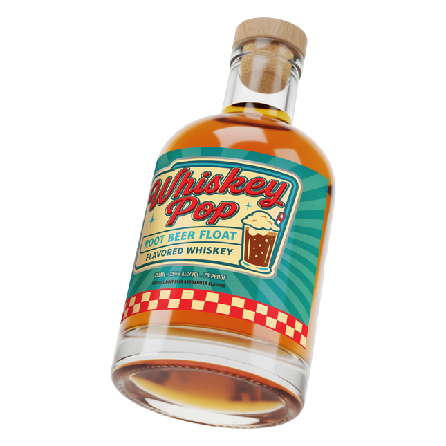 Whiskey Pop Root Beer Float Flavored Whiskey