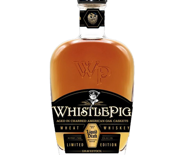 邦楽 SYSTEMATIC DEATH FREE CHECK WHISKY Buy WhistlePig X Liquid Death Gravestock Wheat Whiskey Online