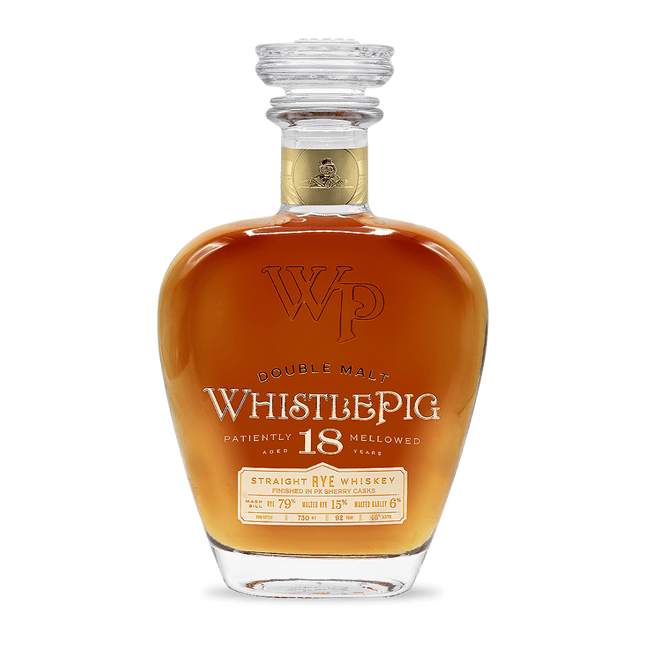 Whistlepig Double Malt 18 Year Rye Whiskey - Barbank