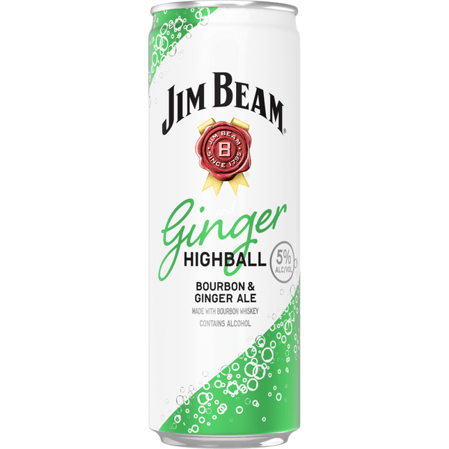 Jim Beam Ginger Highball Ready to Drink Canned Cocktail - Barbank