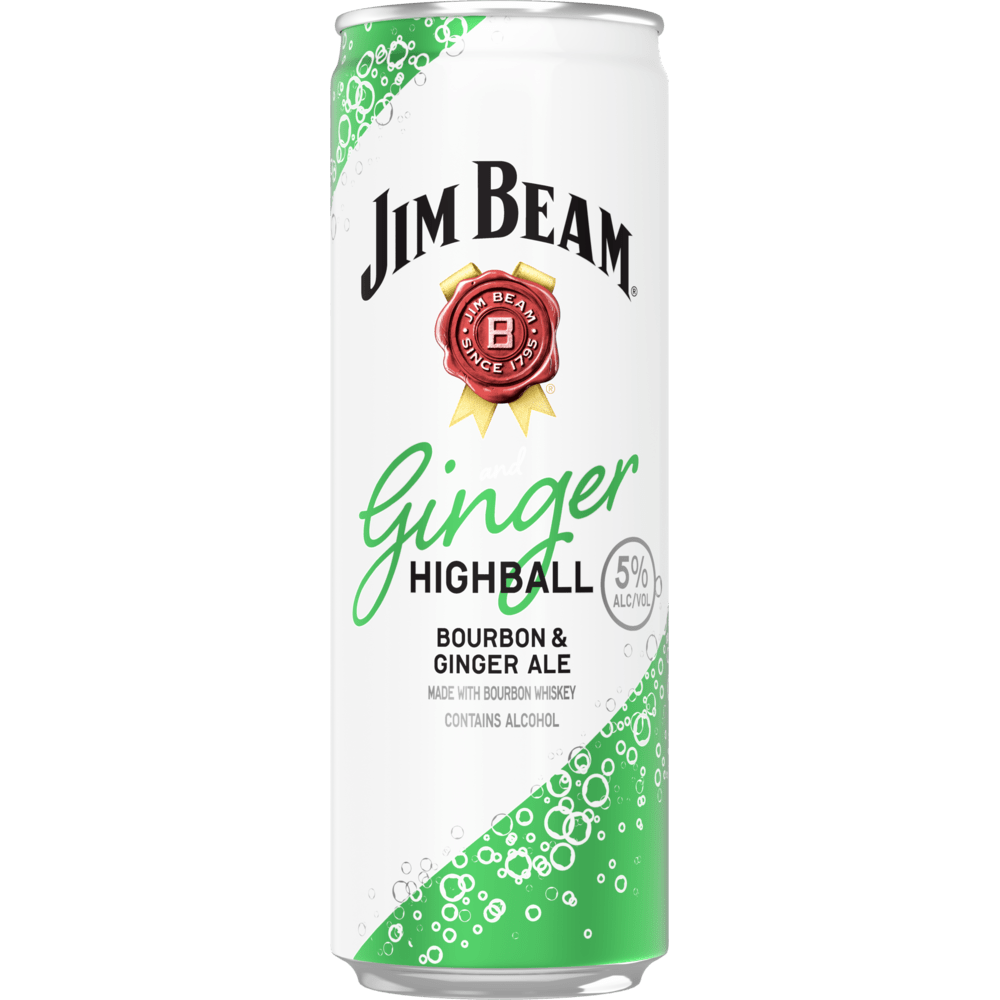 Jim Beam Ginger Highball Ready to Drink Canned Cocktail - Barbank