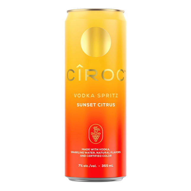 Ciroc Vodka Sunset Citrus Spritz 4x 355ml Cans - Barbank