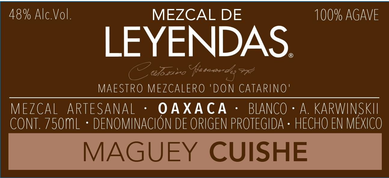 Mezcal De Leyendas Oaxaca Cuishe - Barbank