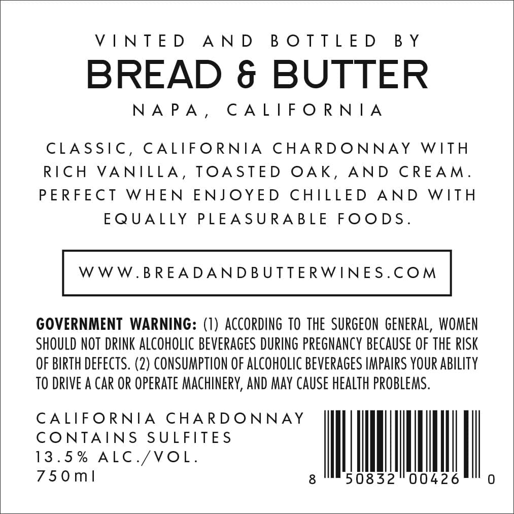 Bread & Butter Chardonnay - Barbank