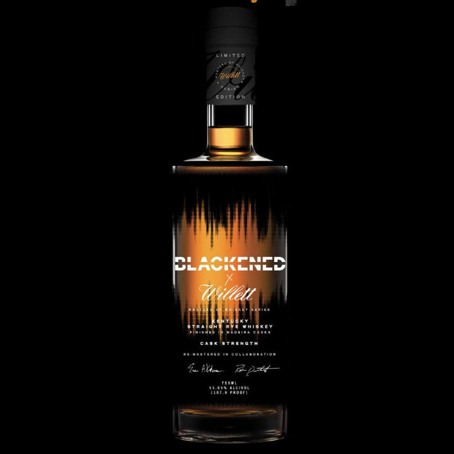 Blackened X Willet Cask Strength Rye Whiskey By Metallica - Barbank