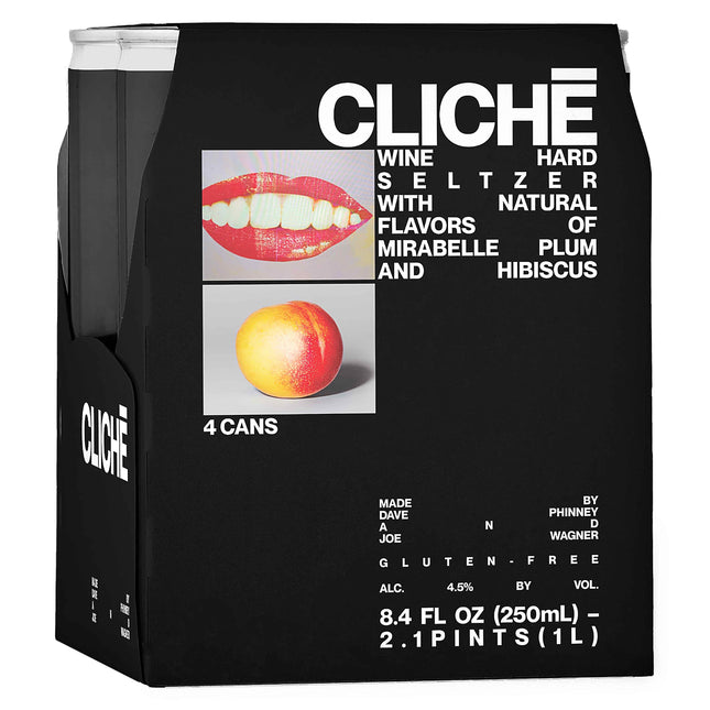 Cliche Mirabelle Plum Hibiscus Wine Hard Seltzer 4 Pack - Barbank