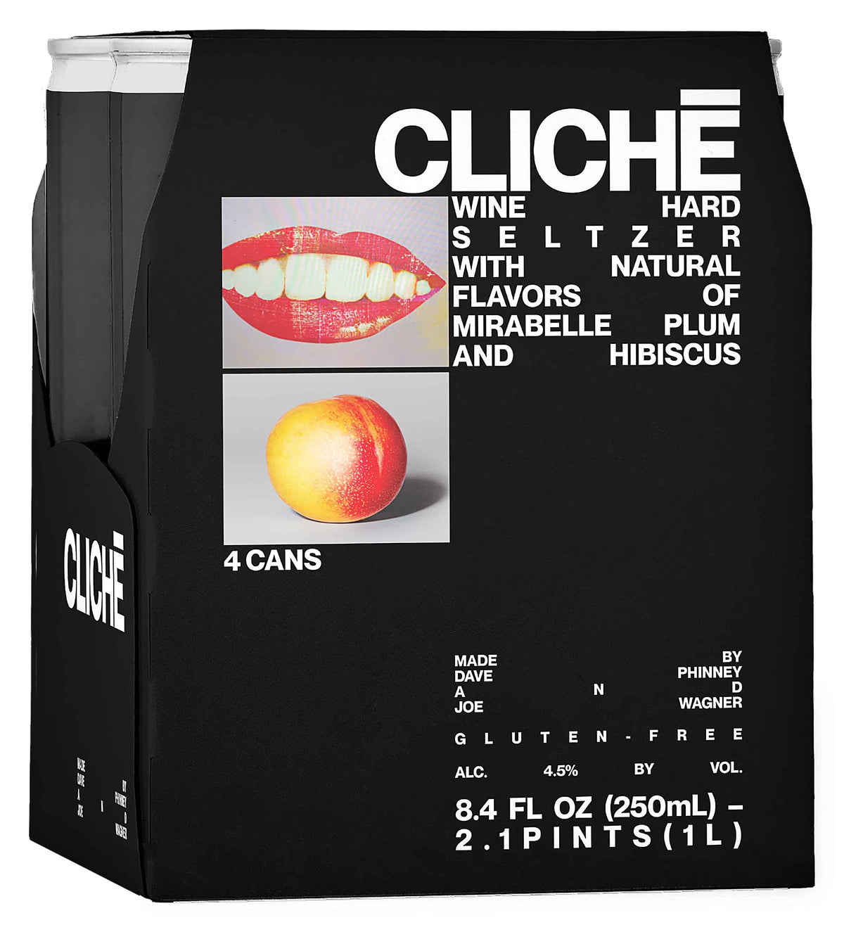 Cliche Mirabelle Plum Hibiscus Wine Hard Seltzer 4 Pack - Barbank