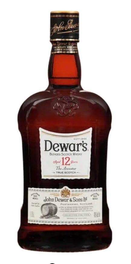 Dewars 12 Year Blended Scotch 1.75L - Barbank