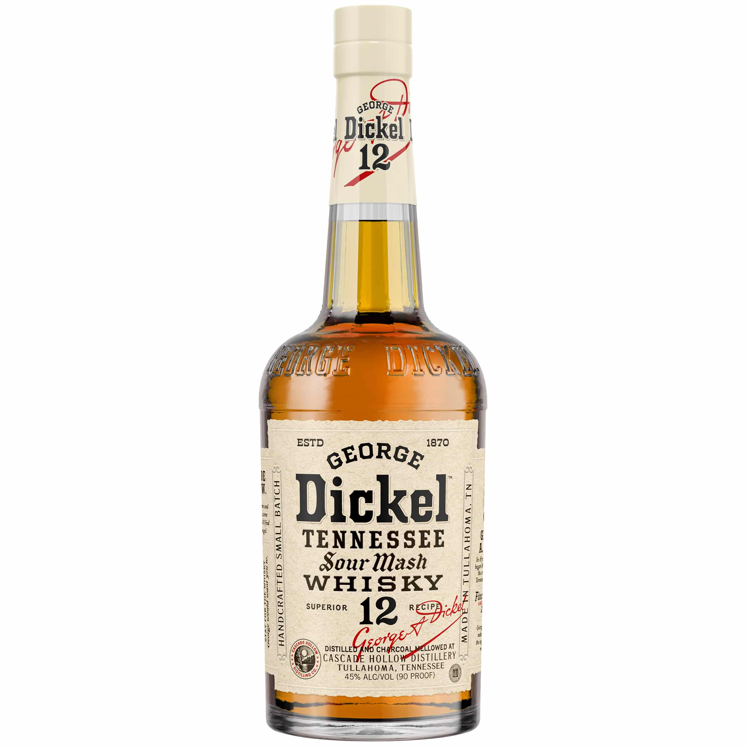 George Dickel Whisky Tennessee Sour Mash Superior No. 12 - Barbank