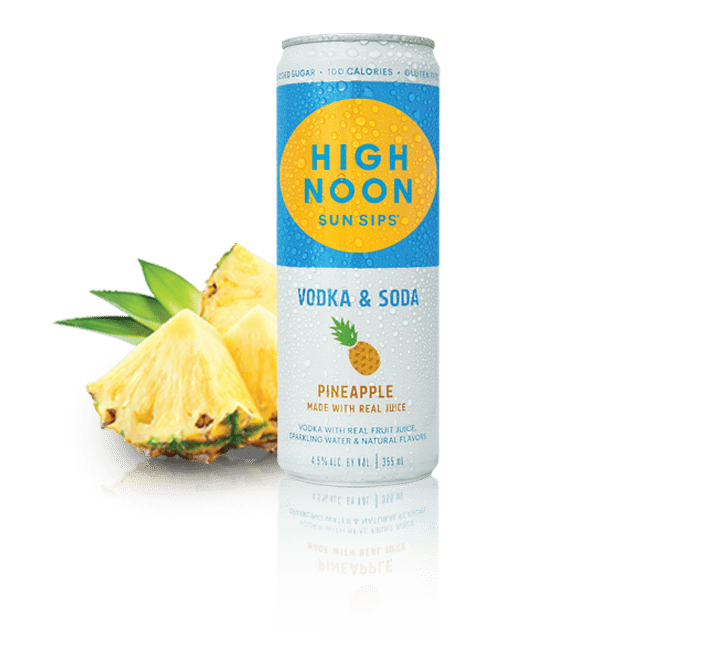 High Noon Sun Sips Pineapple Hard Seltzer - Barbank