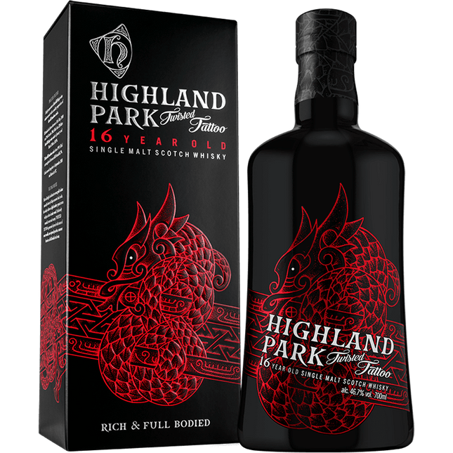 Highland Park Twisted Tattoo 16 Year Scotch Whisky - Barbank