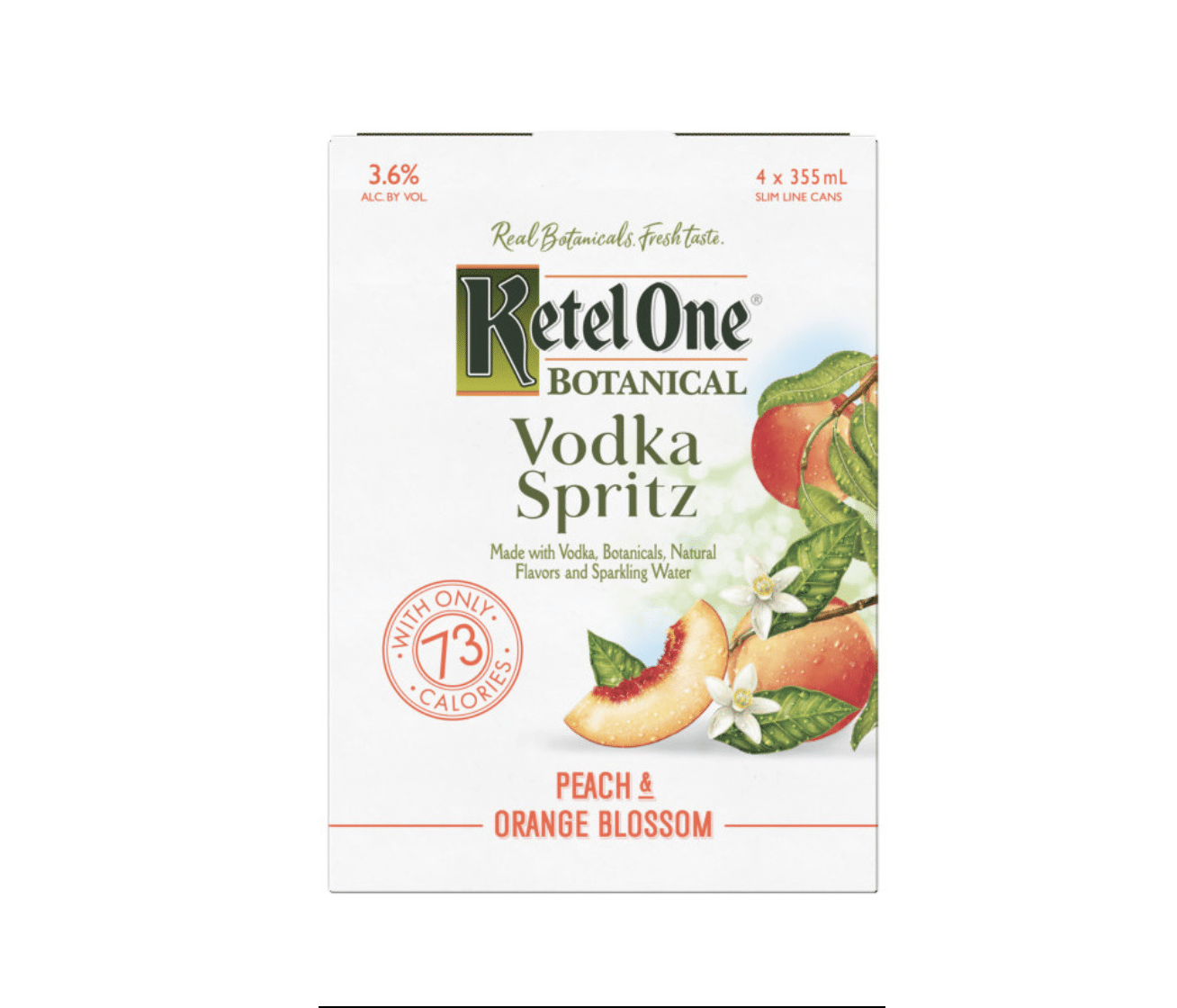 Ketel One Peach & Orange Blossom Vodka Spritz Ready to Drink Canned Cocktail - Barbank