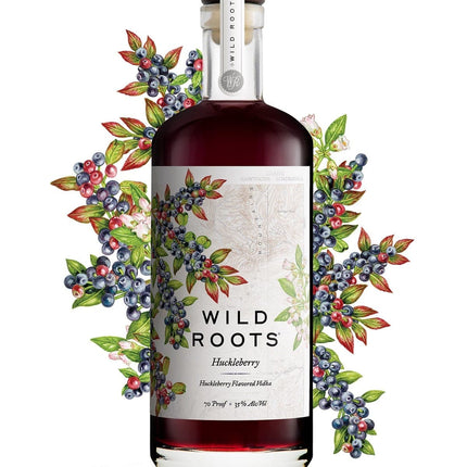 Wild Roots Huckleberry Flavored Vodka - Barbank