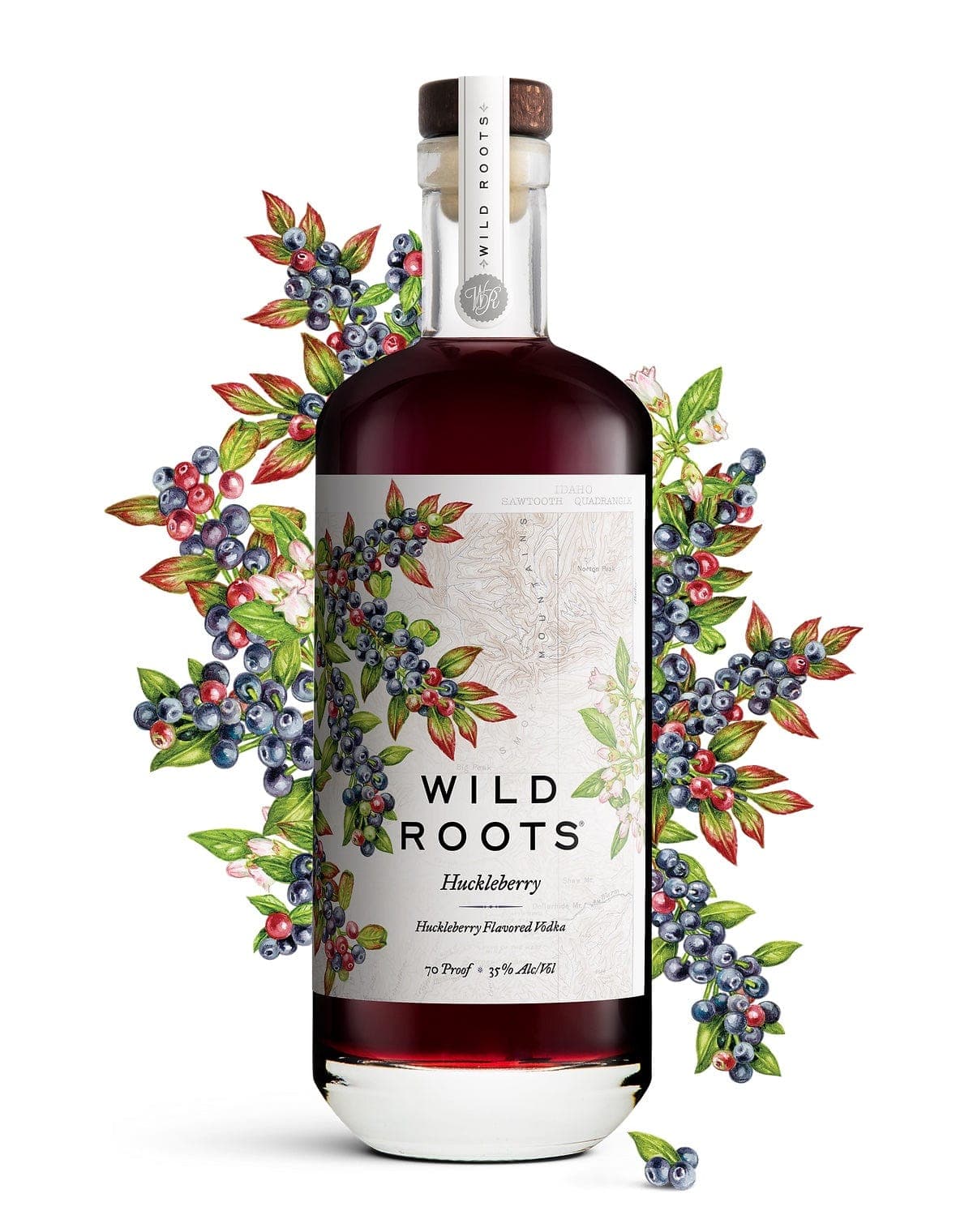 Wild Roots Huckleberry Flavored Vodka - Barbank