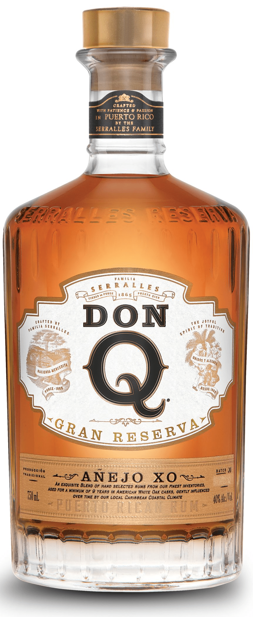 Don Q Grand Reserve Anejo Extra Old Label Rum - Barbank