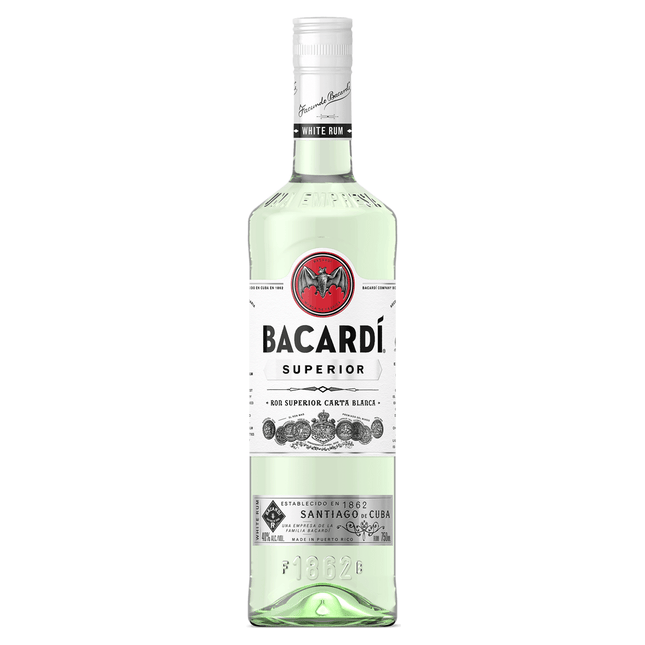 Bacardi White Rum Superior 80 Proof - Barbank