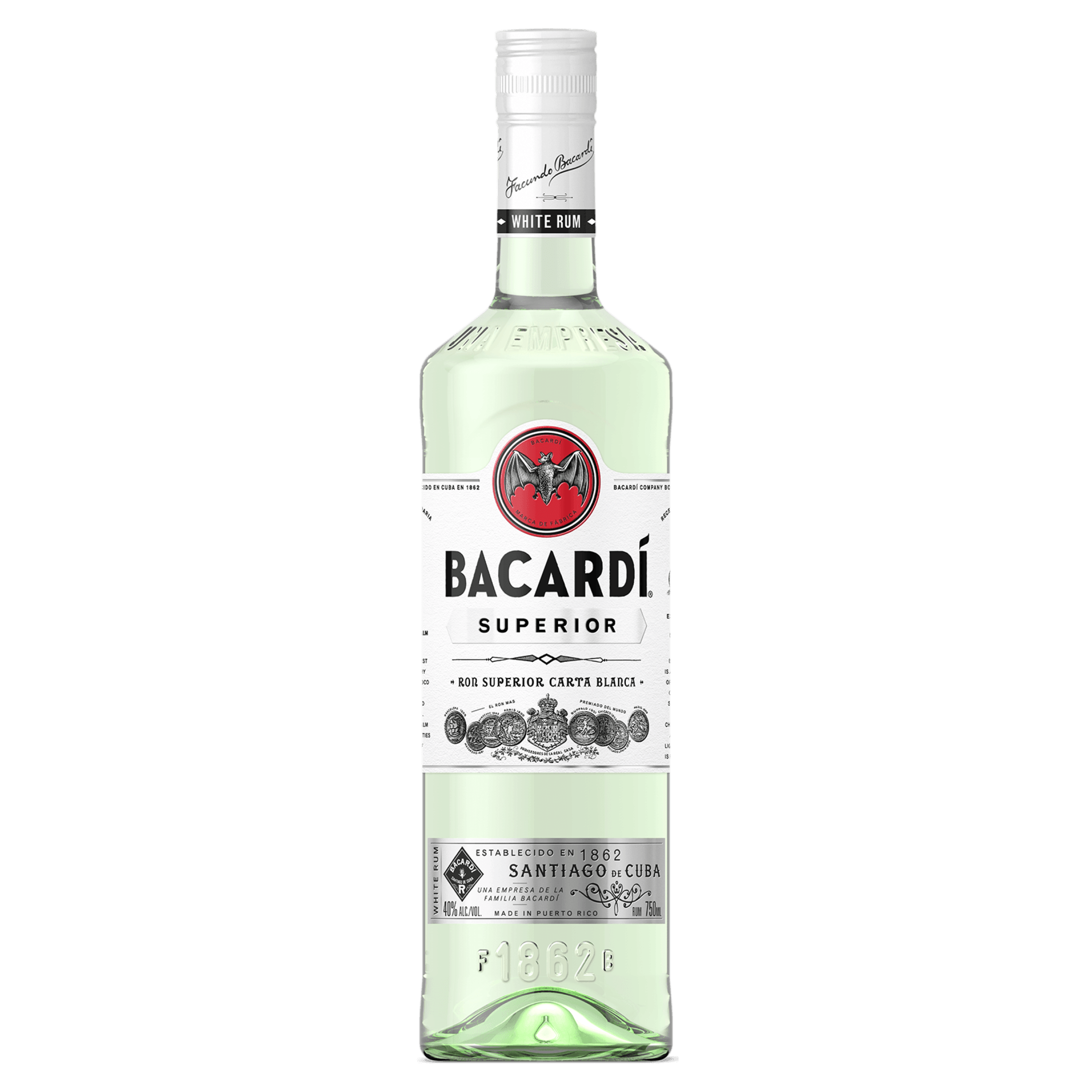 Bacardi White Rum Superior 80 Proof - Barbank