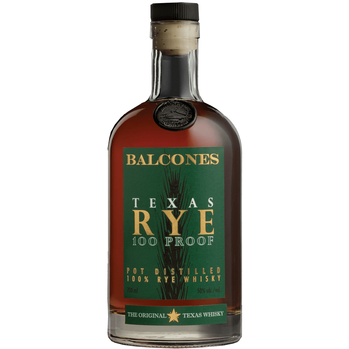 Balcones Texas Rye 100 Proof Whiskey - Barbank