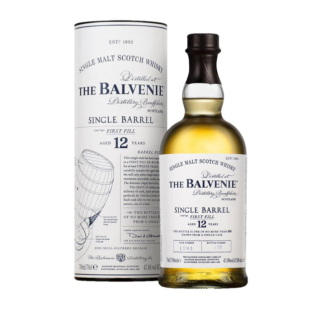 The Balvenie Single Barrel First Fill 12 Year Old Scotch Whisky - Barbank