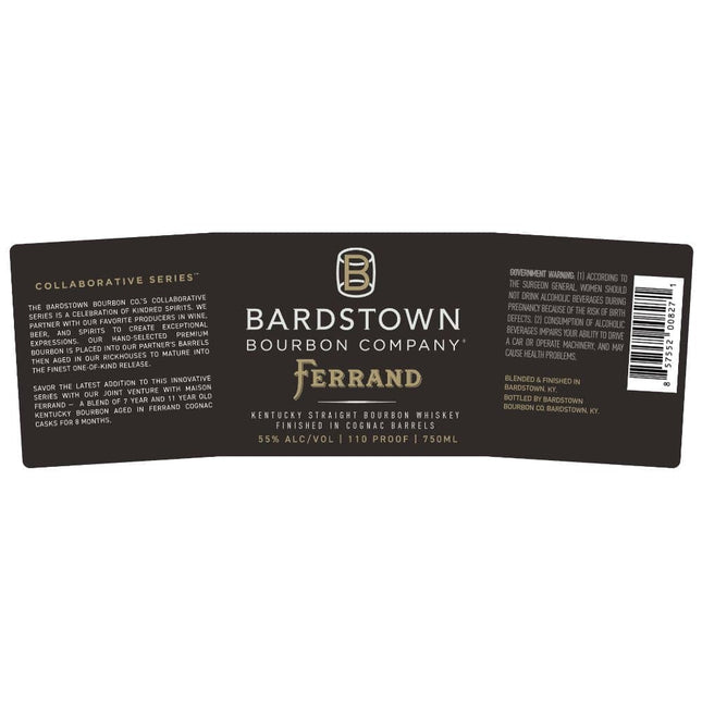 Bardstown Bourbon Collaborative Series Ferrand Cognac Cask Finish - Main Street Liquor