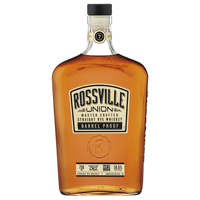 Rossville Union Barrel Proof Rye Whiskey - Barbank
