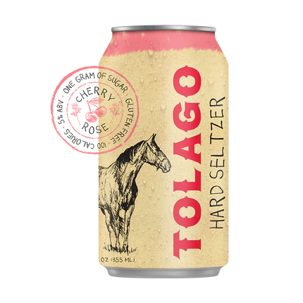 Tolago Cherry Rose Hard Seltzer 6 Pack - Barbank