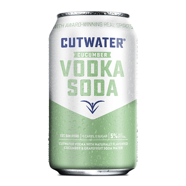 Cutwater Cucumber Vodka Soda Canned Cocktail - Barbank