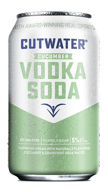 Cutwater Cucumber Vodka Soda Canned Cocktail - Barbank