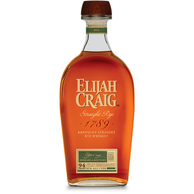 Elijah Craig Straight Rye Whiskey - Barbank