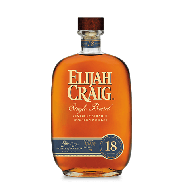 Elijah Craig 18 Year Single Barrel Bourbon Whiskey - Barbank