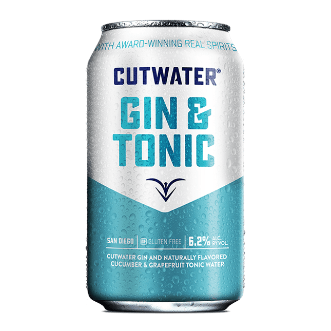 Cutwater Gin & Tonic Canned Cocktail - Barbank