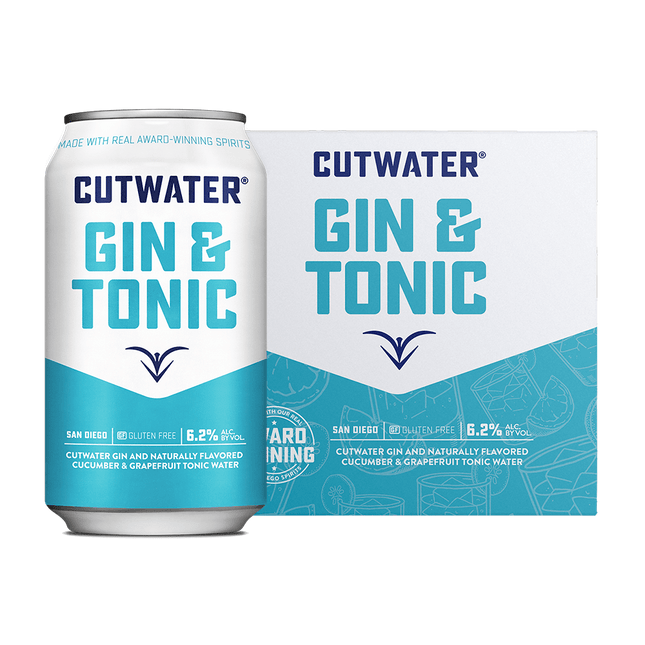 Cutwater Gin & Tonic Canned Cocktail - Barbank