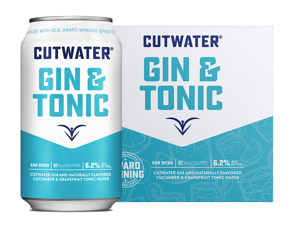 Cutwater Gin & Tonic Canned Cocktail - Barbank