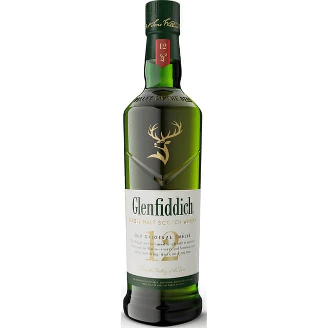 Glenfiddich 12 Year Old Single Malt Whisky - Barbank