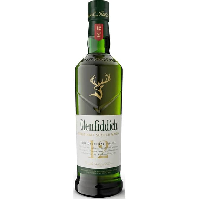 Glenfiddich 12 Year Old bottle