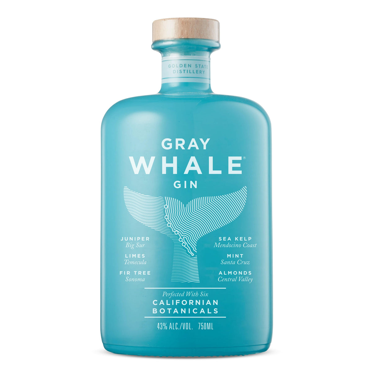 Gray Whale Dry Gin California Botanicals - Barbank