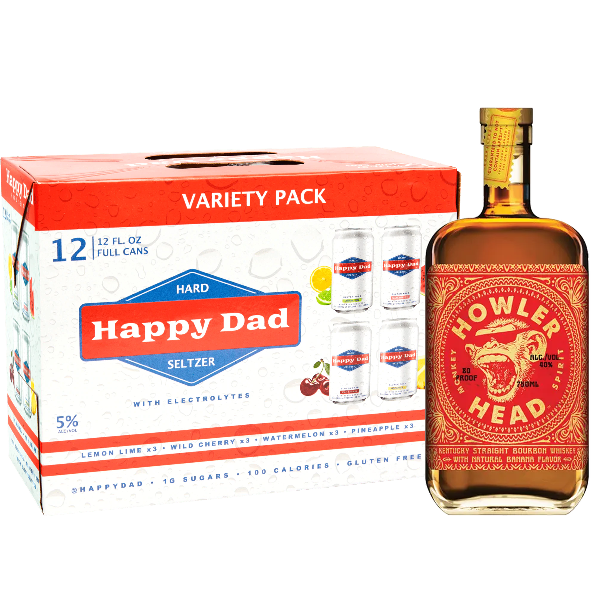 Happy Dad Seltzer x Howler Head Whiskey Bundle: Buy Now | Barbank Happy Dad Seltzer x Howler Head Whiskey Bundle: Buy Now | Barbank