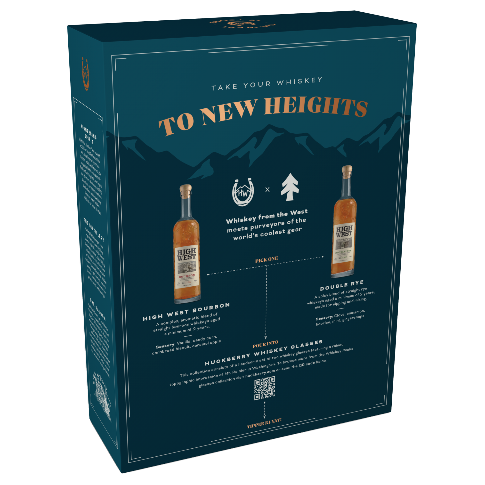 High West Huckberry Holiday Gift Set With 2 Mt. Rainier Whiskey Peaks ...
