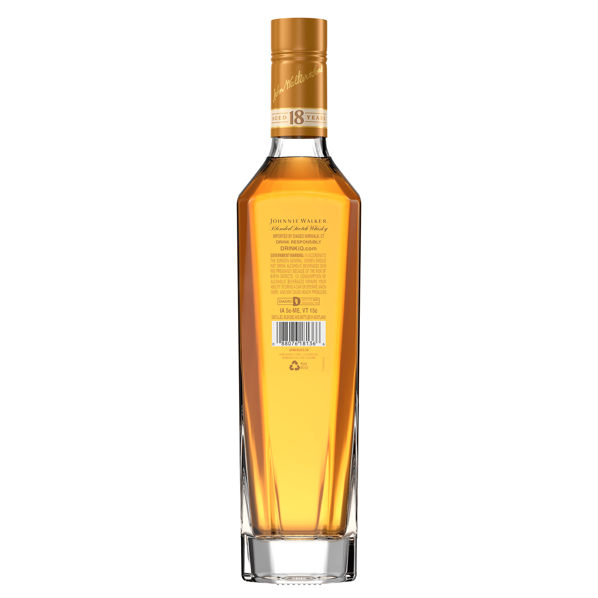 Johnnie Walker 18 Year Scotch – Barbank Johnnie Walker 18 Year Scotch – Barbank