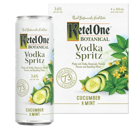 Ketel One Cucumber & Mint Vodka Spritz Ready to Drink Canned Cocktail - Barbank