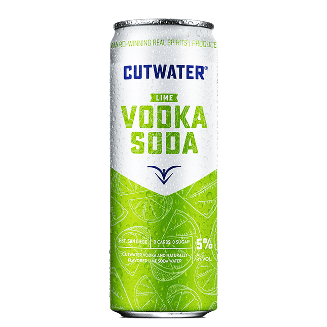 Cutwater Lime Vodka Soda Ready to Drink Cocktails - Barbank