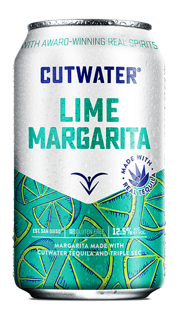Cutwater Tequila Lime Margarita ready to Drink Cocktails - Barbank