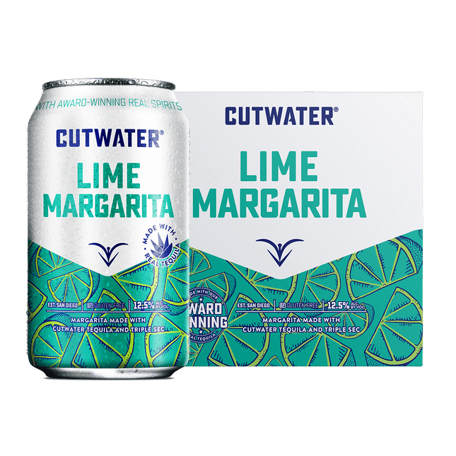 Cutwater Tequila Lime Margarita ready to Drink Cocktails - Barbank